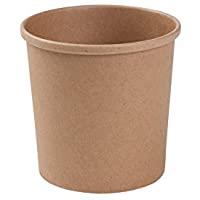 BIOZOYG Taza Bio orgánica de cartón Kraft I Taza compostable con Recubrimiento Interior de PLA Taza Sopera de Cartón To…